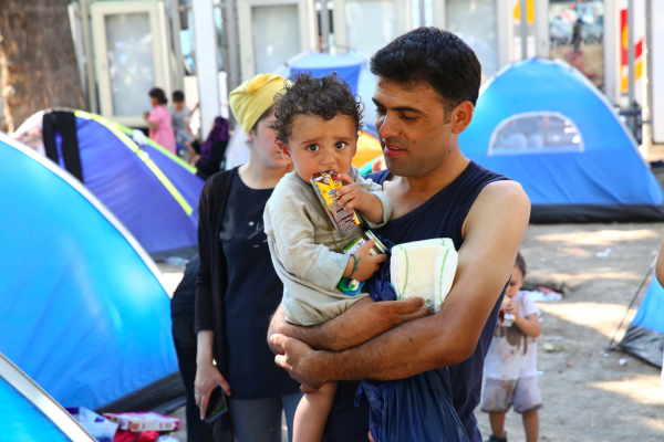 Belgrade 2015, Syrian refugees. Source: Shutterstock